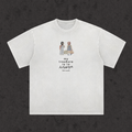 Retro Wash Loose Fit Tee | My Treasure Is In Heaven | White