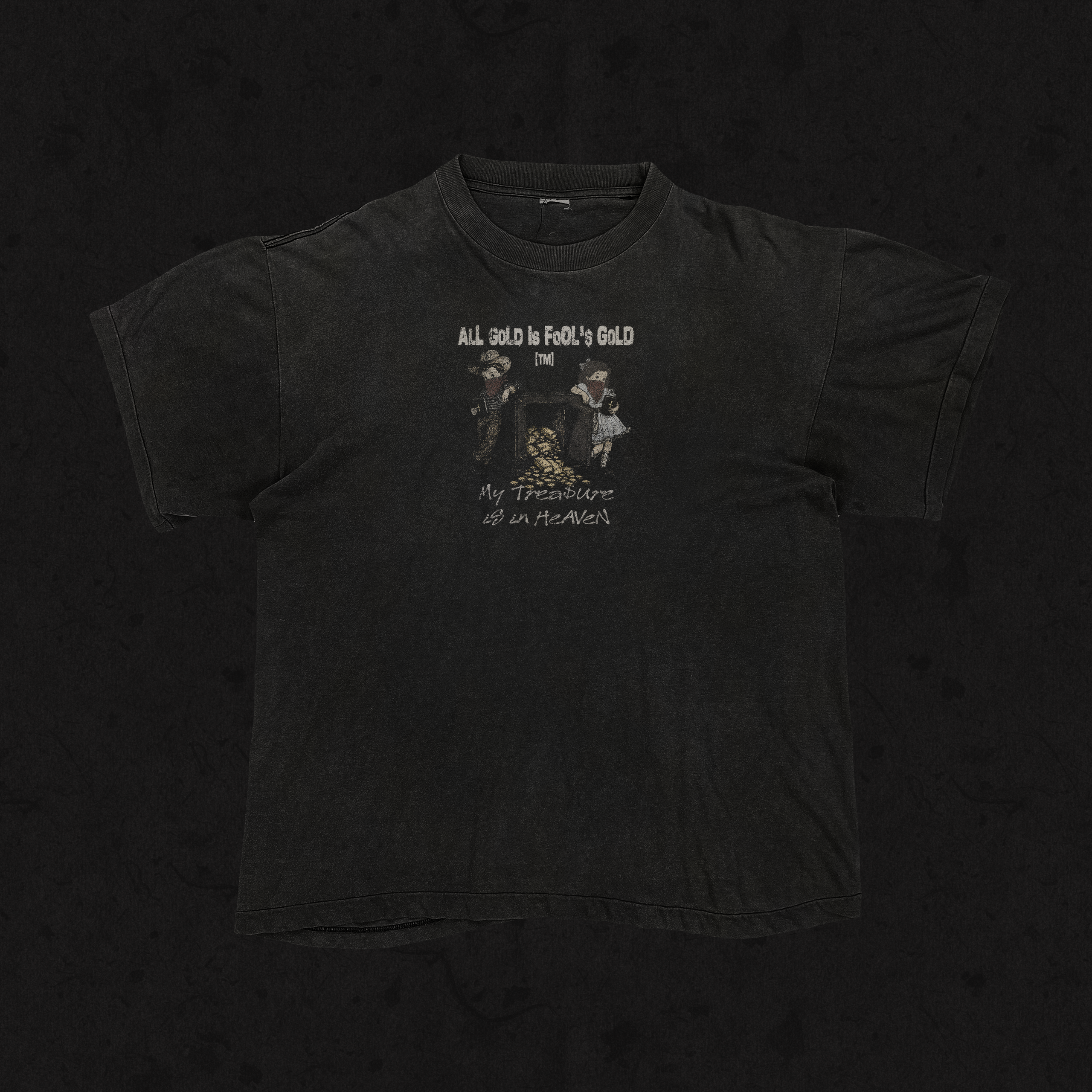Retro Wash Loose Fit | All Gold is Fool's Gold | Retro Wash Black