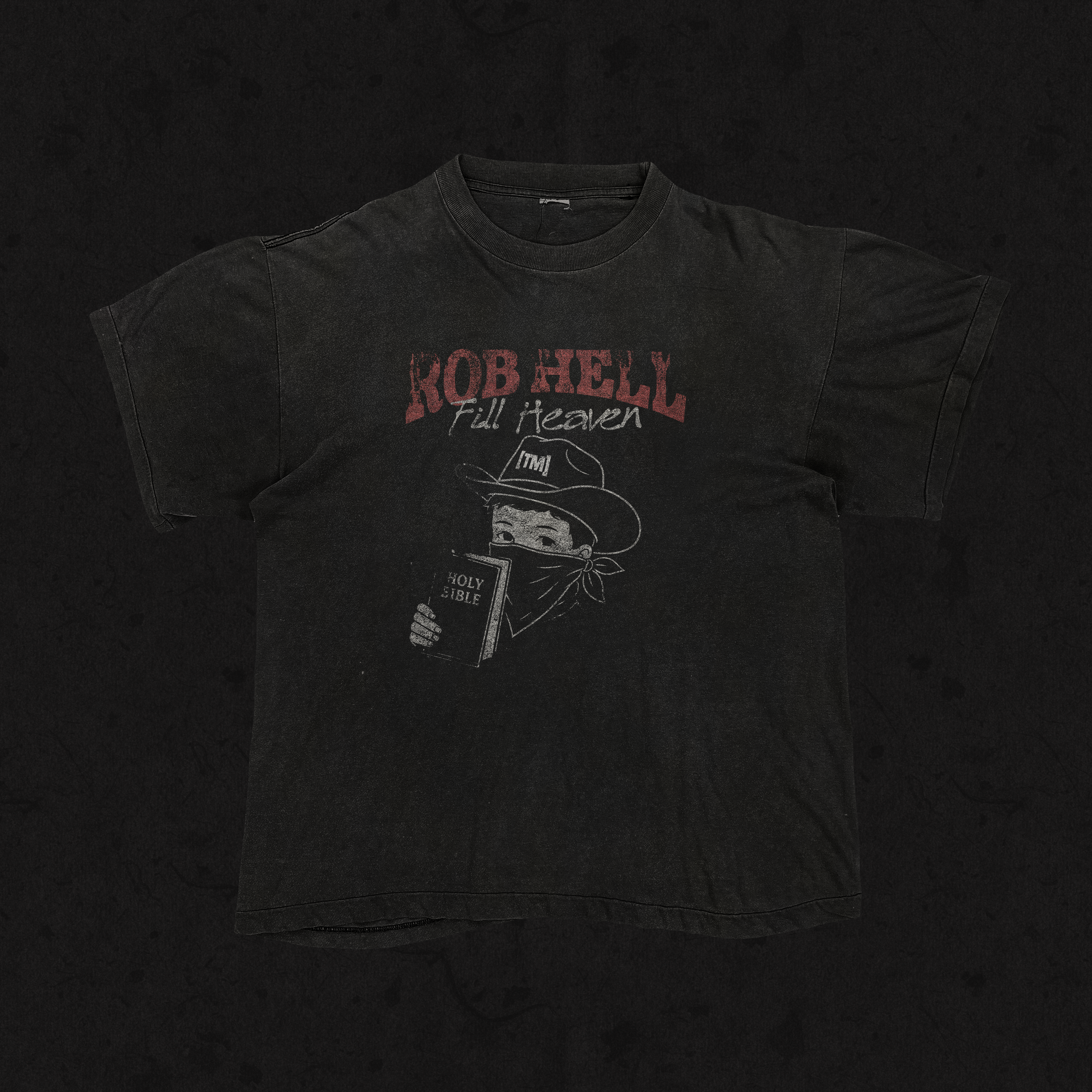 Retro Wash Loose Fit | The Gates of Hell Will Not Prevail | Retro Wash Black