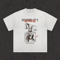 Retro wash tee with the hand-drawn 'Humility Wins' design by True Myth, white