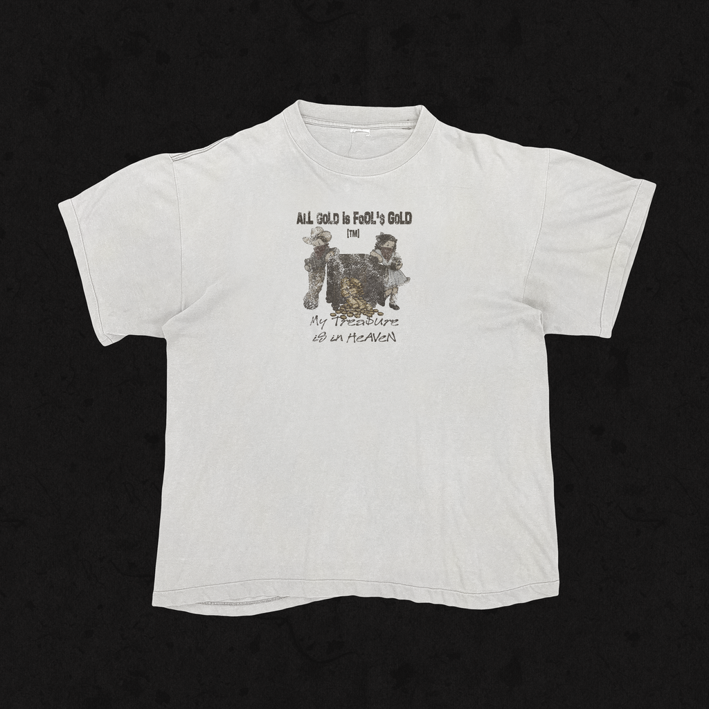 Retro Wash Loose Fit | All Gold is Fool's Gold | Retro Wash White