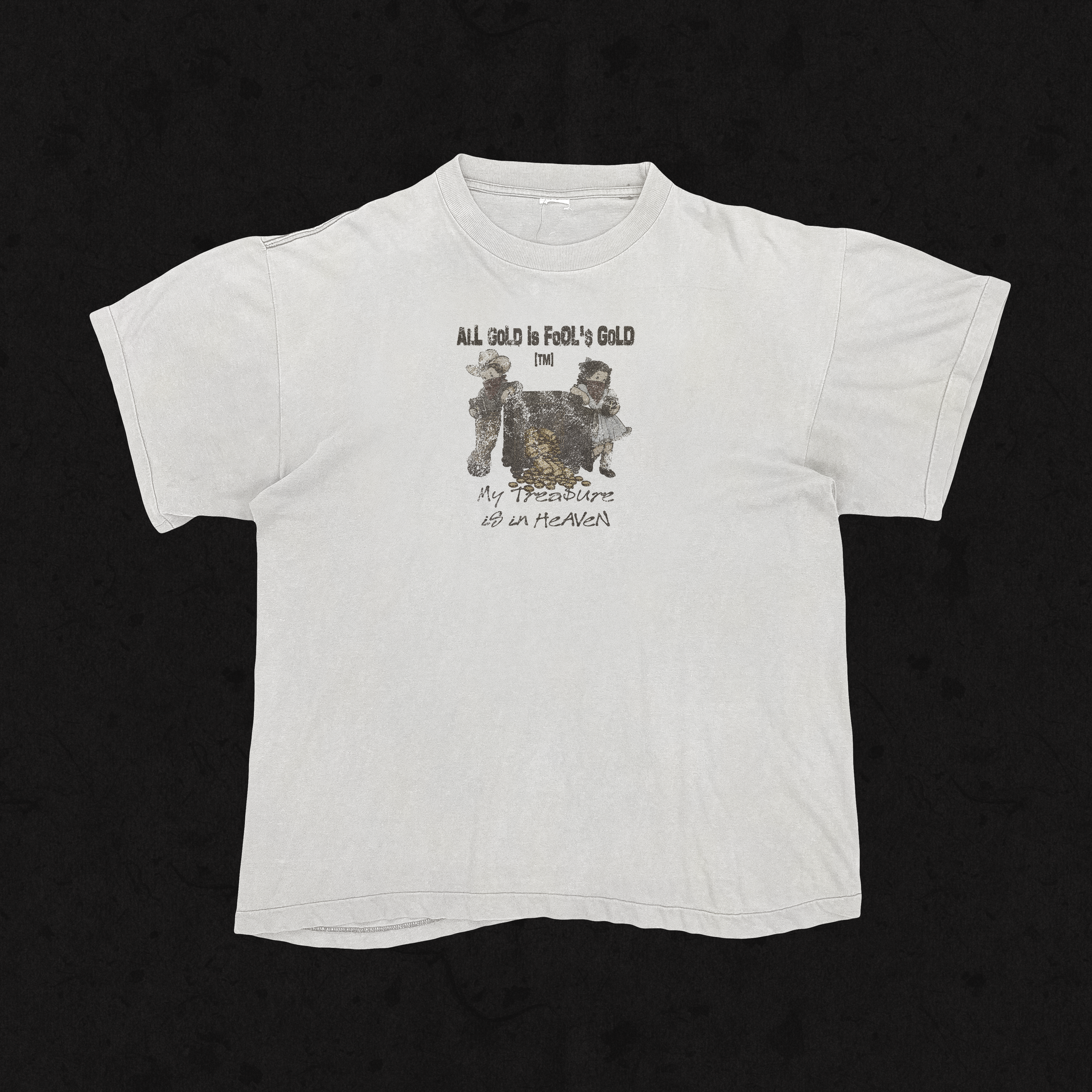 Retro Wash Loose Fit | All Gold is Fool's Gold | Retro Wash White