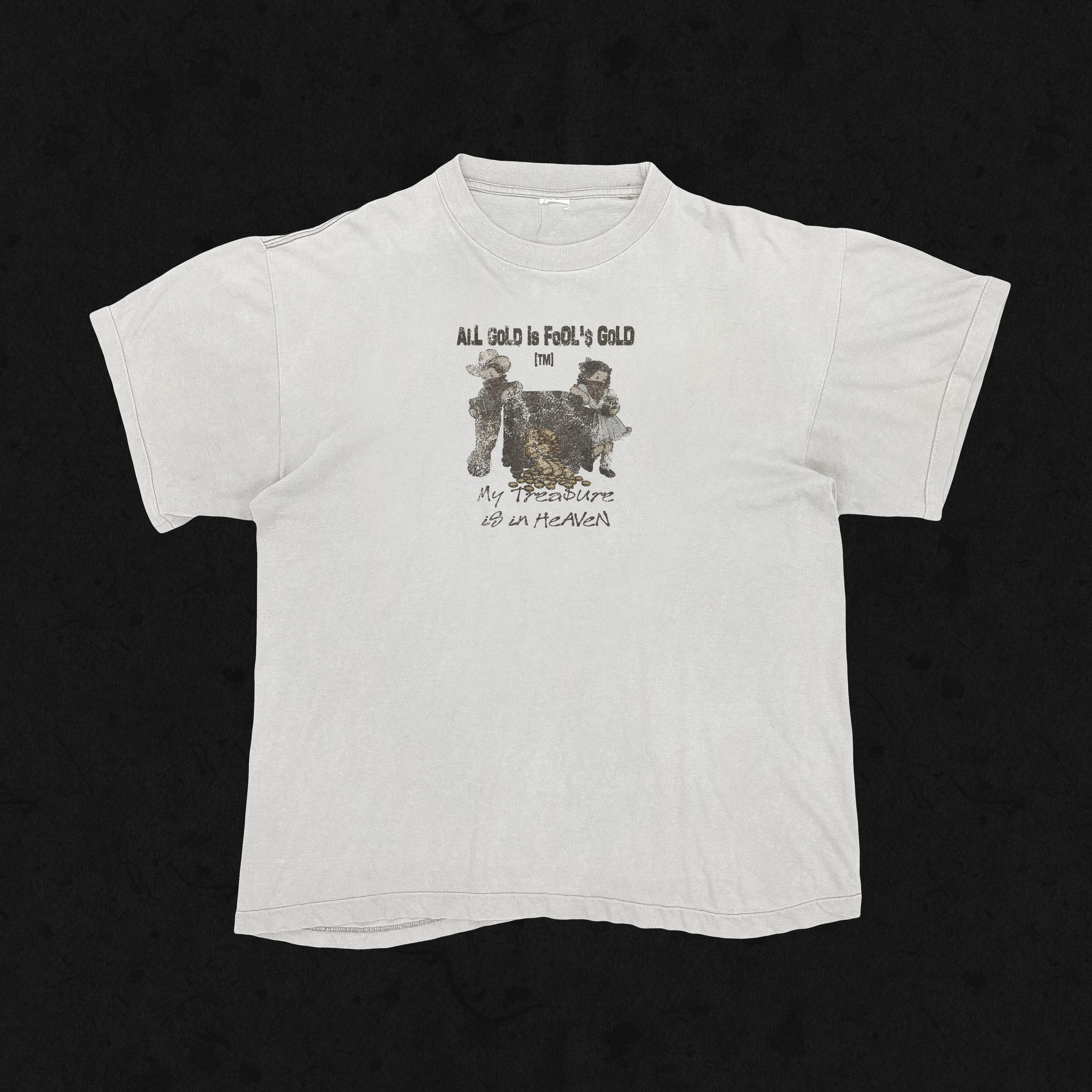Retro Wash Loose Fit | All Gold is Fool's Gold | Retro Wash White