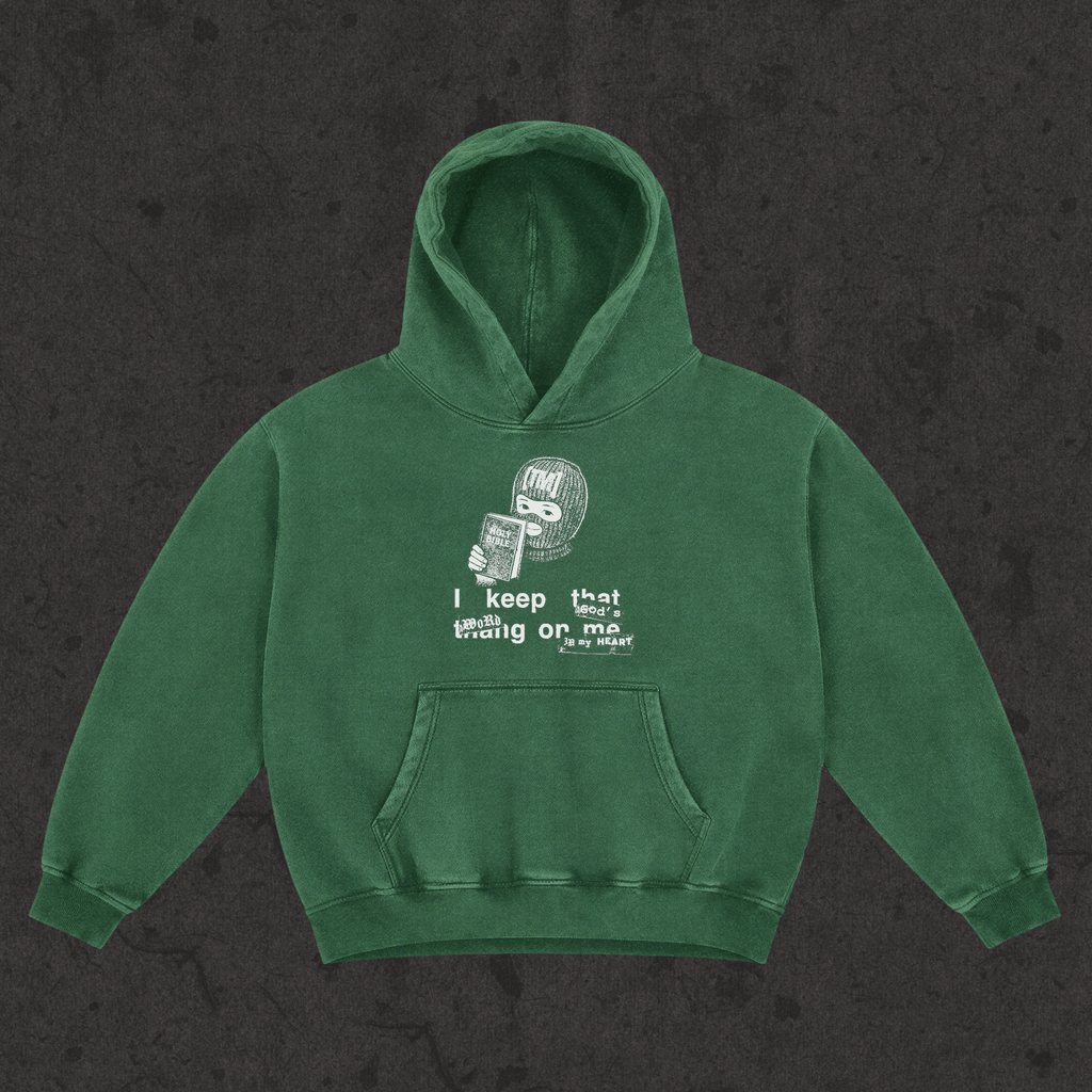 Coming soon | RGB God's Word In Me Hoodie | Green