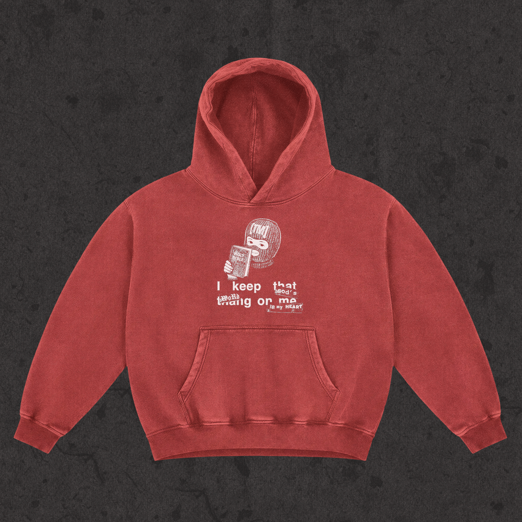Coming soon | RGB God's Word In Me Hoodie | Red