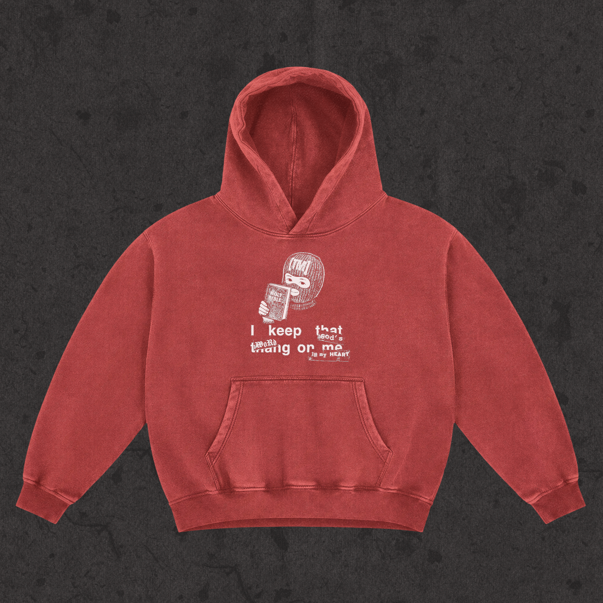 Coming soon | RGB God's Word In Me Hoodie | Red