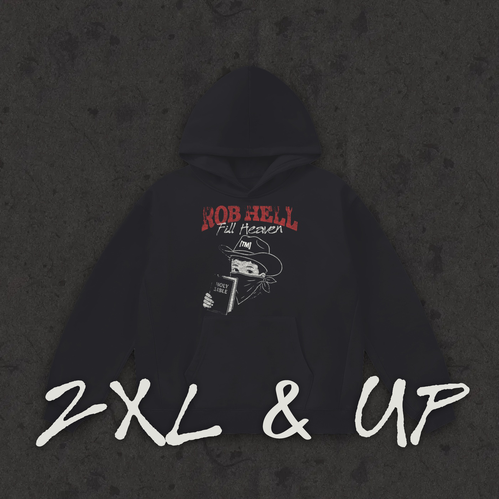 2XL & UP Oversized Fleeced Hoodie The Gates of Hell Will Not Prevail