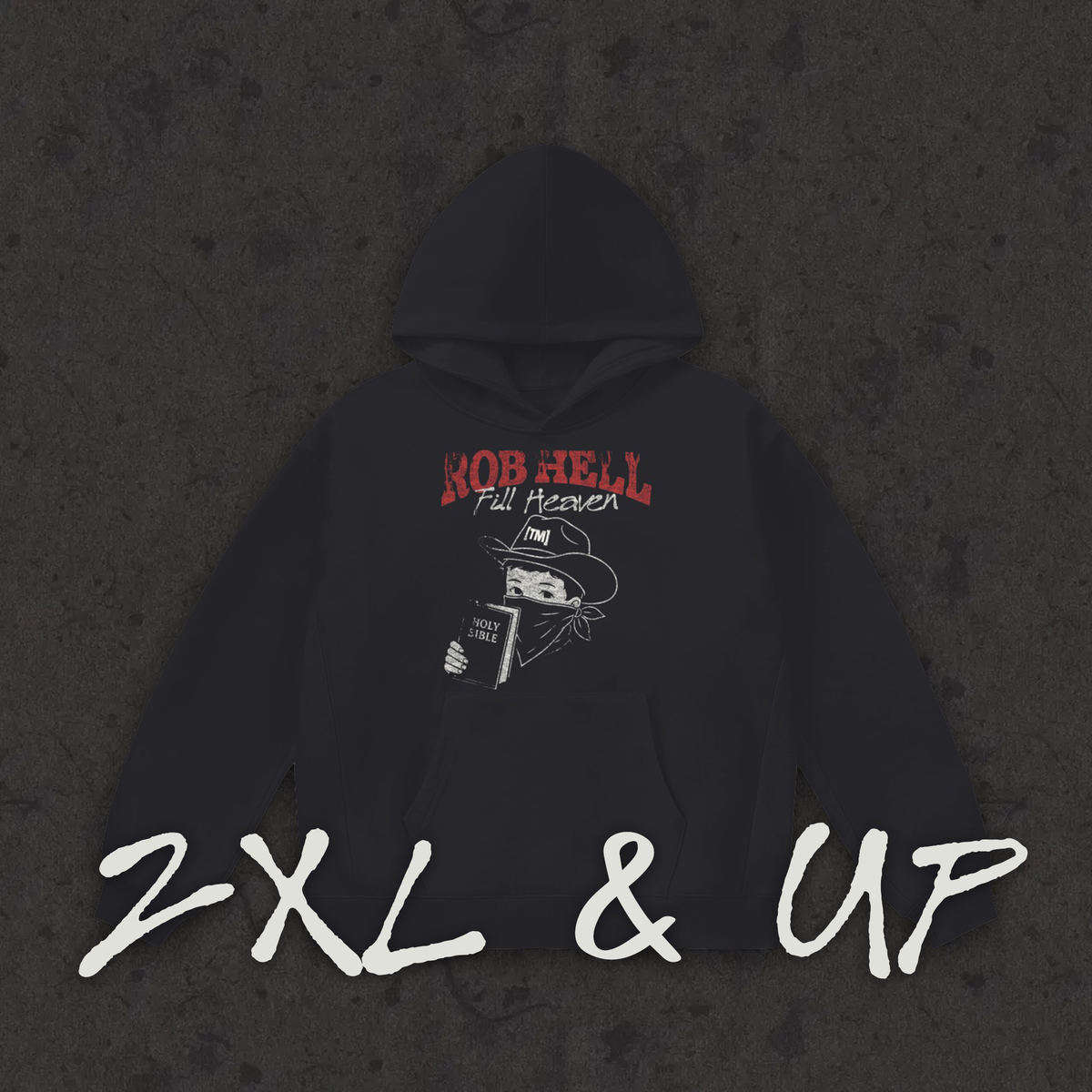 2XL & UP Oversized Fleeced Hoodie The Gates of Hell Will Not Prevail