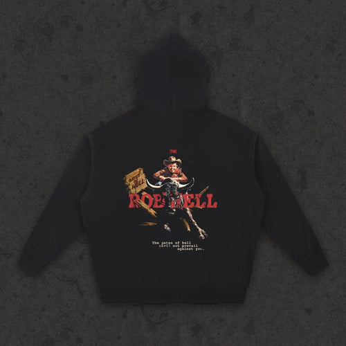 Essential Heavyweight Hoodie The Gates of Hell Will Not Prevail back