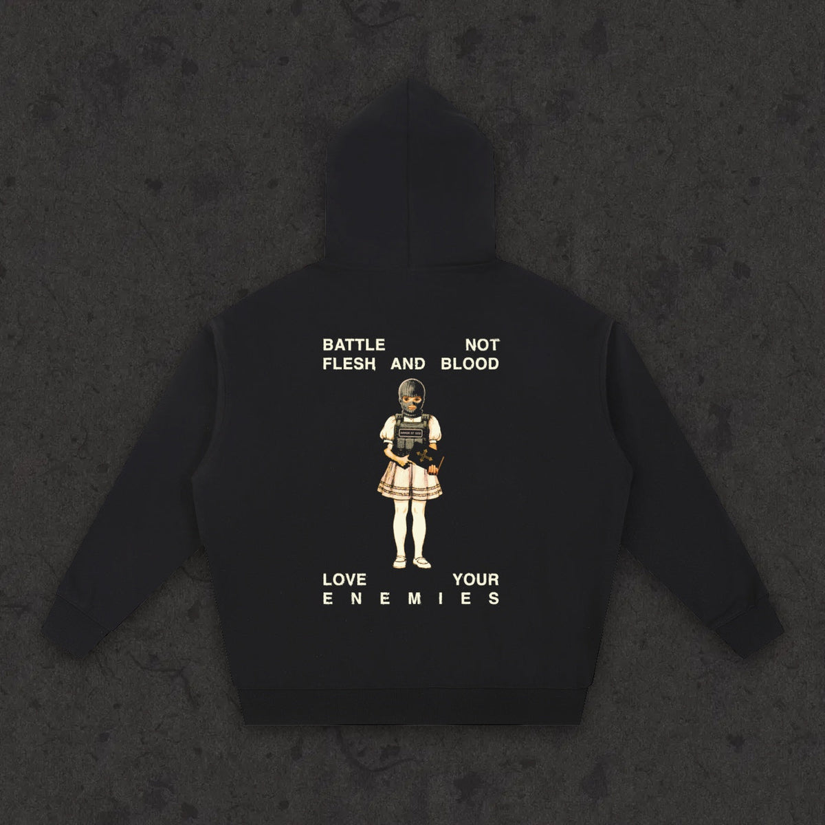 Essential Heavyweight Hoodie Rules of Engagement back
