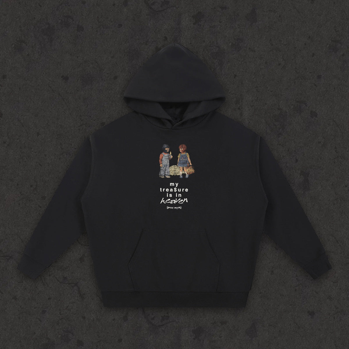 Essential Heavyweight Hoodie My Treasure Is In Heaven front