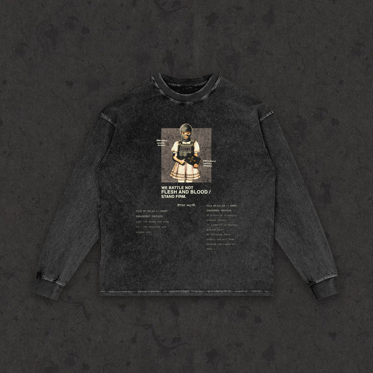 Rules of Engagement long sleeve - front