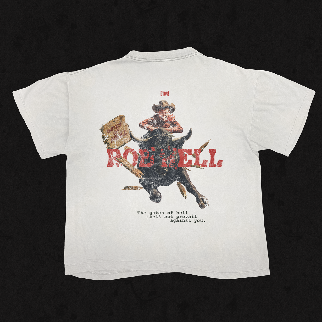 Boxy Cropped 1.0  | The Gates Of Hell Will Not Prevail | Fools Gold | White