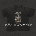 Boxy Cropped 2.0 | Concealed Carry | Faded Black