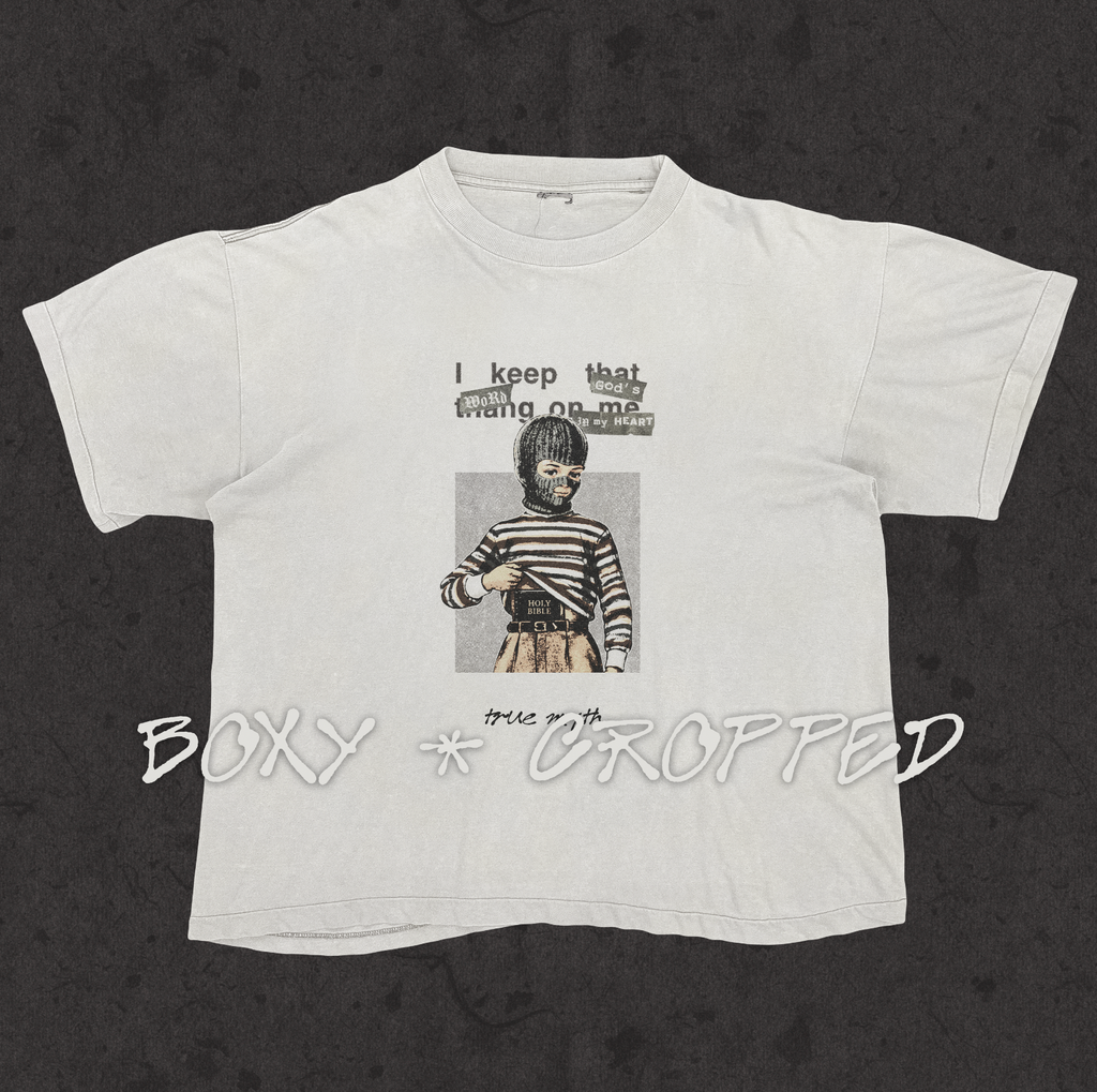 Boxy Cropped 1.0 | Concealed Carry | White