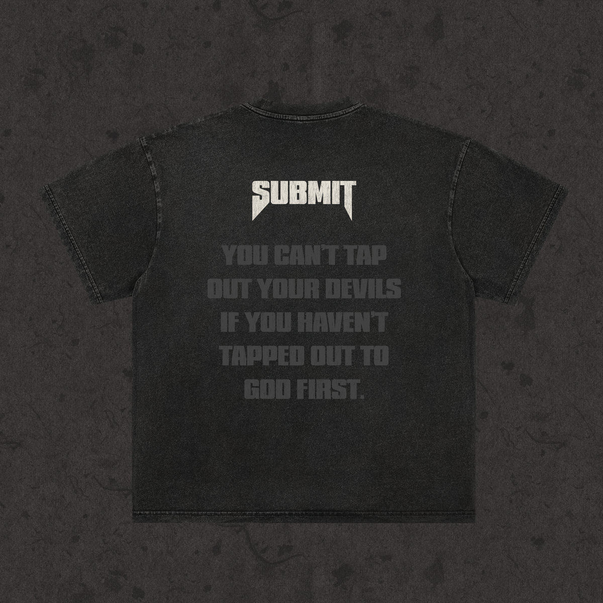 Retro Wash Loose Fit | Submit-Victory Is Surrender back